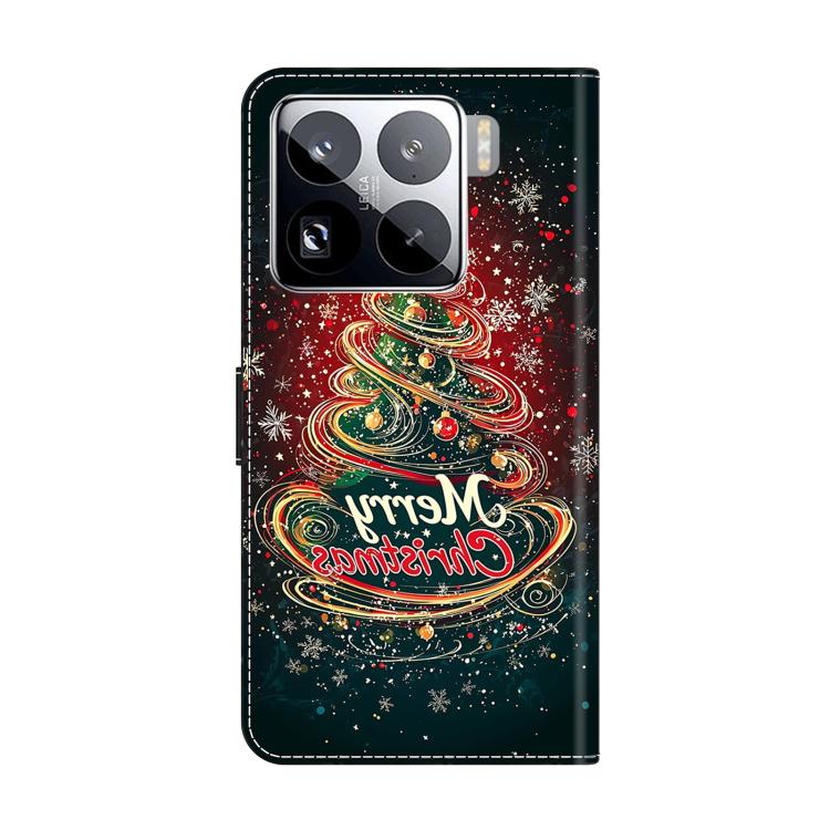 For Xiaomi 15 Pro Crystal-Like Painted Vegan Leather Phone Case