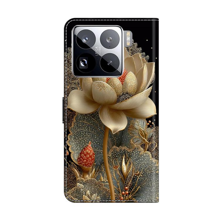 For Xiaomi 15 Pro Crystal-Like Painted Vegan Leather Phone Case