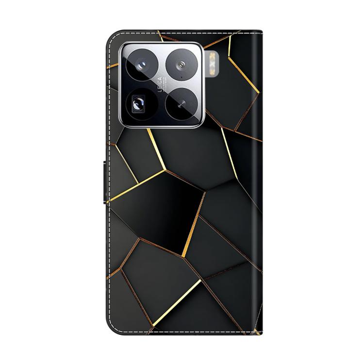 For Xiaomi 15 Pro Crystal-Like Painted Vegan Leather Phone Case