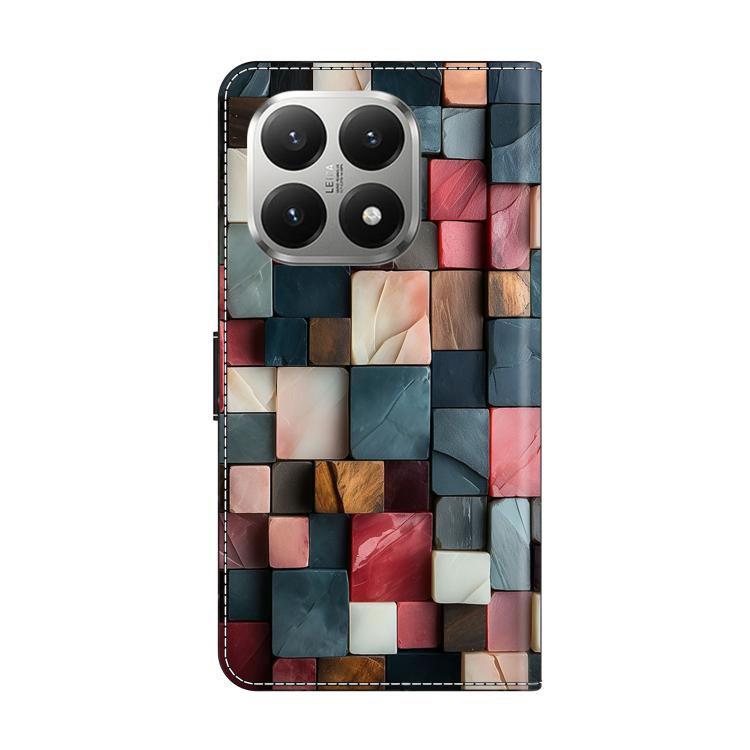 For Xiaomi 15T Crystal-Like Painted Vegan Leather Phone Case