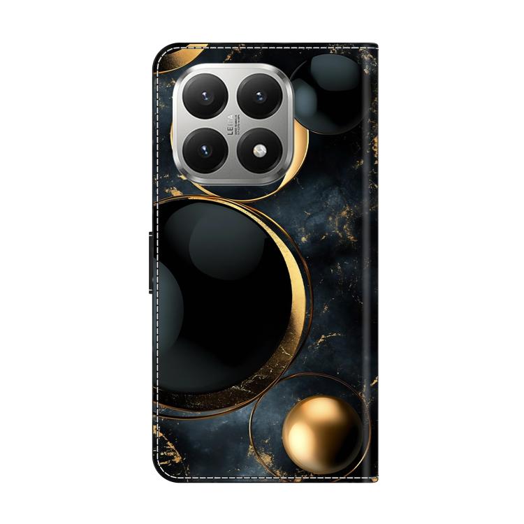 For Xiaomi 15T Crystal-Like Painted Vegan Leather Phone Case