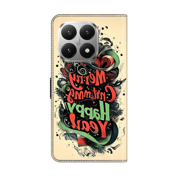 For Xiaomi 15T Crystal-Like Painted Vegan Leather Phone Case