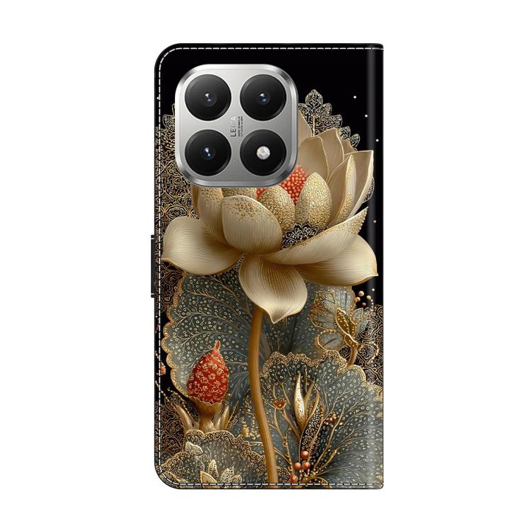 For Xiaomi 15T Crystal-Like Painted Vegan Leather Phone Case