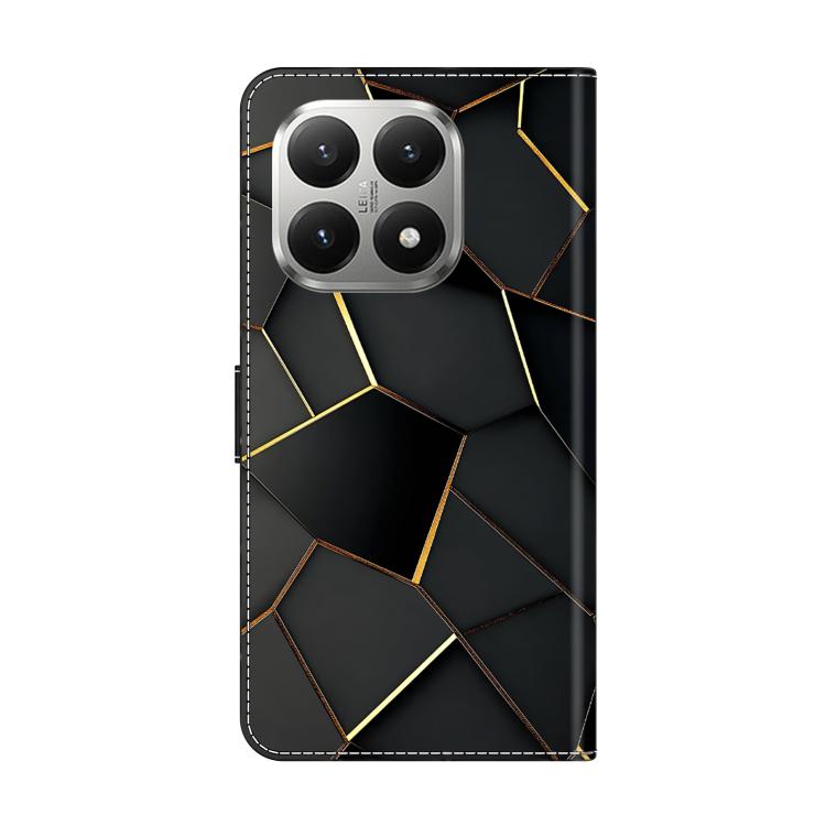 For Xiaomi 15T Crystal-Like Painted Vegan Leather Phone Case