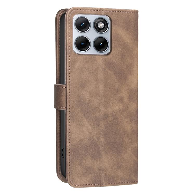 For Motorola Edge 70 Fusion 5G Solid Color Calfskin Texture RFID Vegan Leather Phone Case
