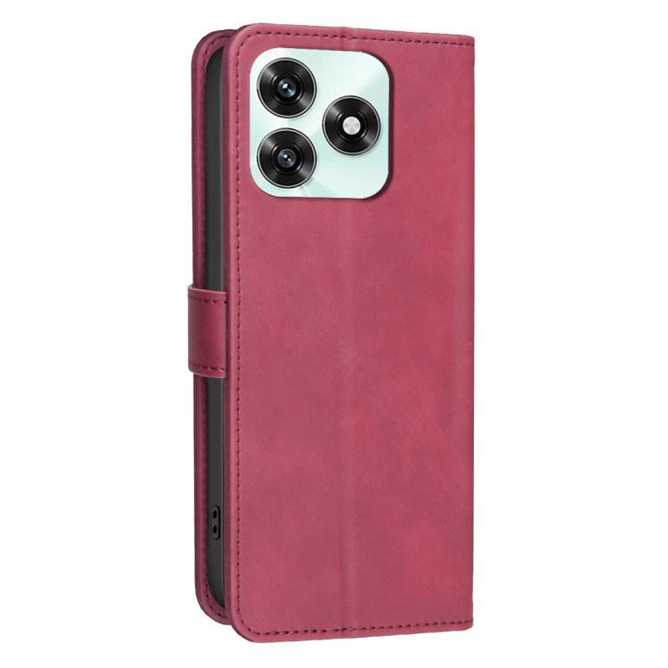 For Honor  X5c 4G Global / X5c Plus Solid Color Calfskin Texture RFID Vegan Leather Phone Case