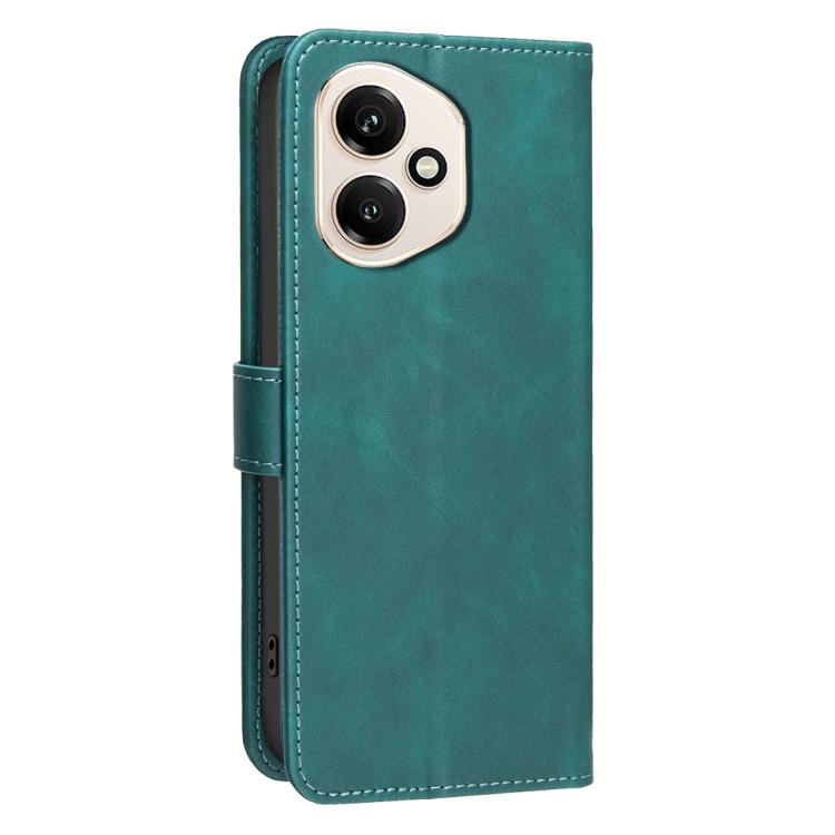 For Honor 400 Global 156.5mm Solid Color Calfskin Texture RFID Vegan Leather Phone Case