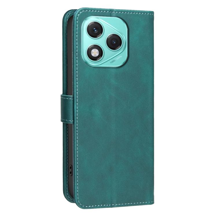 For Honor 400 Lite Global Solid Color Calfskin Texture RFID Vegan Leather Phone Case