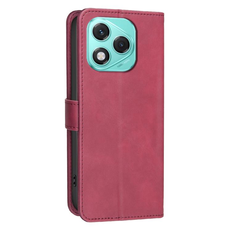 For Honor 400 Lite Global Solid Color Calfskin Texture RFID Vegan Leather Phone Case