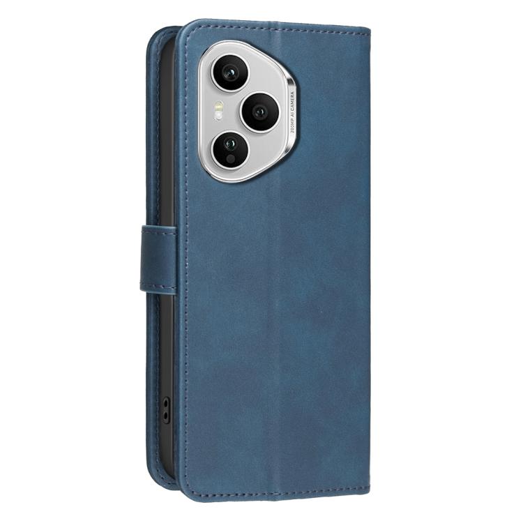 For Honor 400 Pro Global 160.8mm Solid Color Calfskin Texture RFID Vegan Leather Phone Case