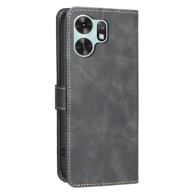 For Honor X6d 5G Solid Color Calfskin Texture RFID Vegan Leather Phone Case
