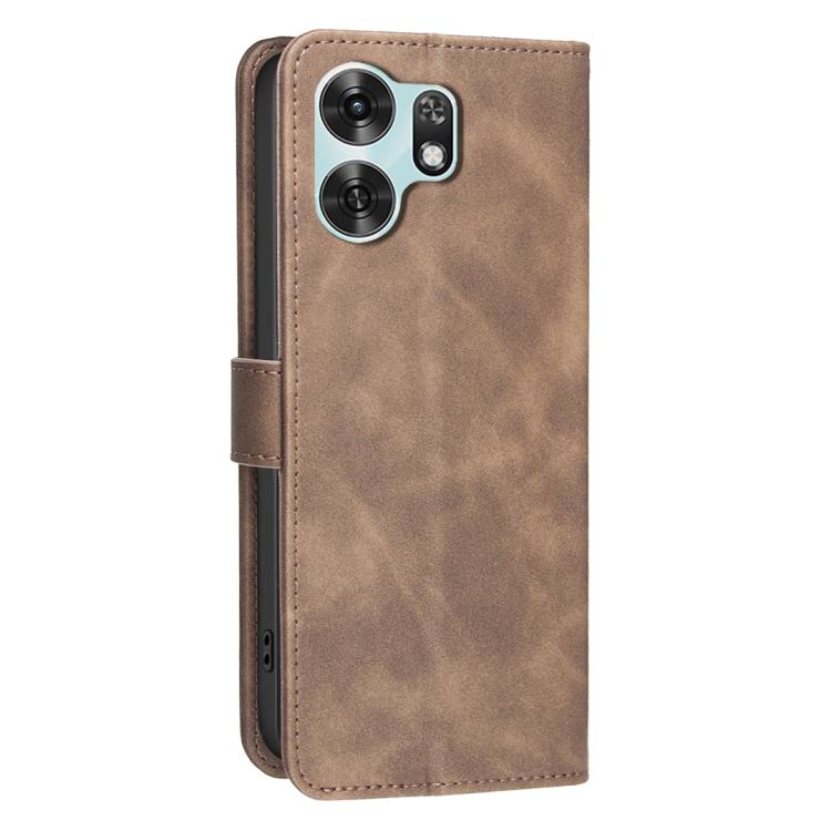 For Honor X6d 5G Solid Color Calfskin Texture RFID Vegan Leather Phone Case