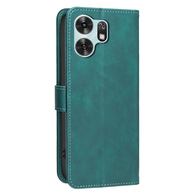 For Honor X6d 5G Solid Color Calfskin Texture RFID Vegan Leather Phone Case