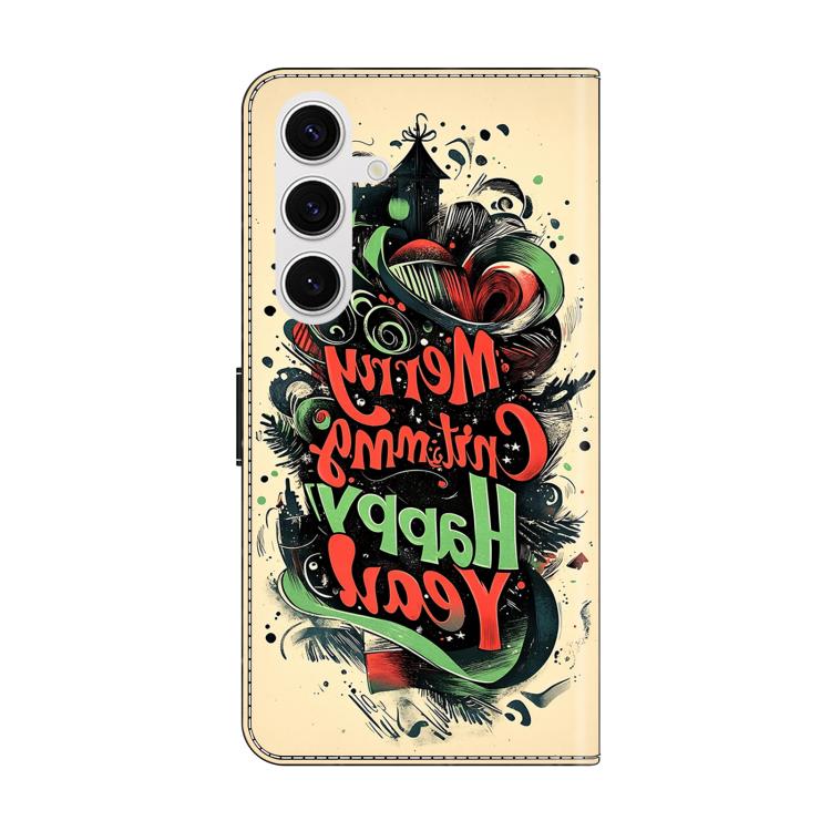 For Samsung Galaxy S23 5G Crystal-Like Painted Vegan Leather Phone Case