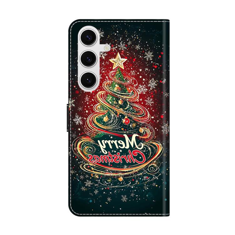 For Samsung Galaxy S26+ 5G Crystal-Like Painted Vegan Leather Phone Case