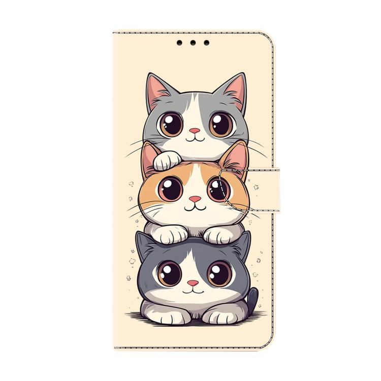 For Samsung Galaxy S23 Ultra 5G Crystal-Like Painted Vegan Leather Phone Case