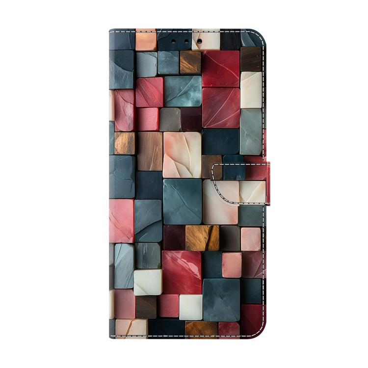For Samsung Galaxy S26 Ultra 5G Crystal-Like Painted Vegan Leather Phone Case