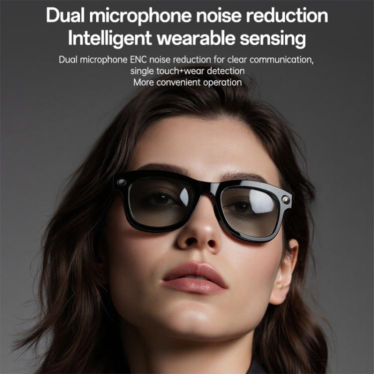 Yesido IO42  IP67 Waterproof Smart AI Glasses with HD Camera, Multi Language Support, Dual Mic Noise Cancellation, Ergonomic - Black