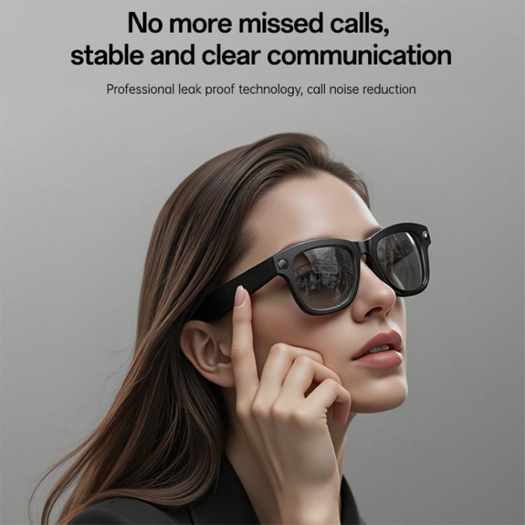 Yesido IO42  IP67 Waterproof Smart AI Glasses with HD Camera, Multi Language Support, Dual Mic Noise Cancellation, Ergonomic - Black