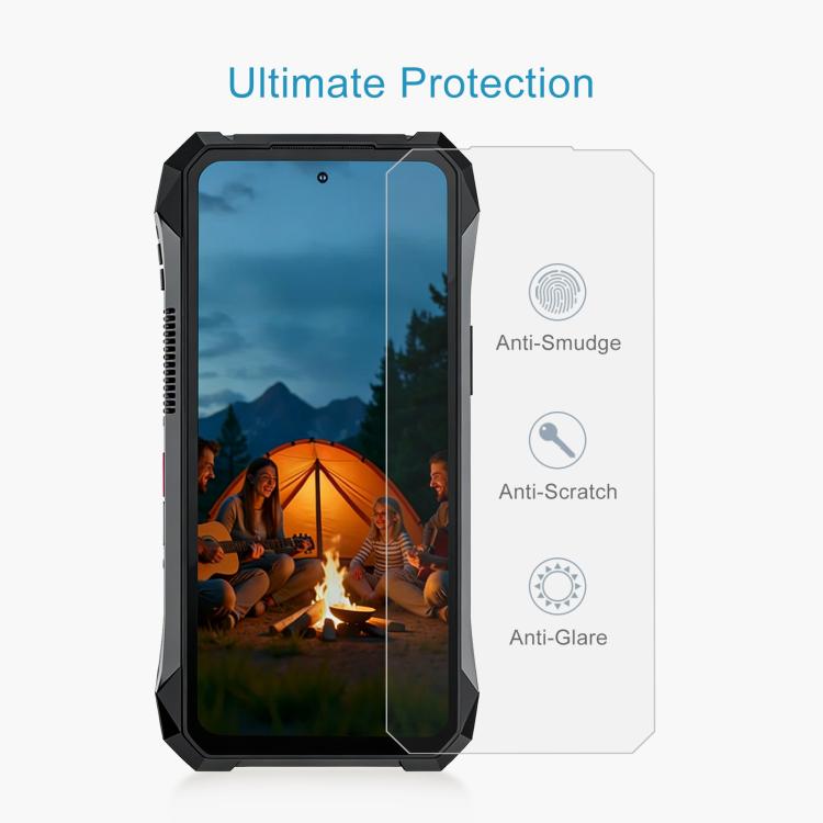 For Unihertz 8849 Tank X 10pcs 0.3mm High Aluminum Tempered Glass Film