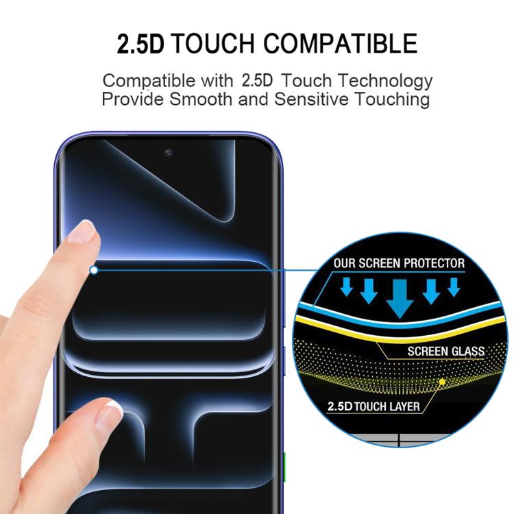For Infinix Note Edge 5G 25pcs 3D Curved Edge Full Screen Tempered Glass Film - Black