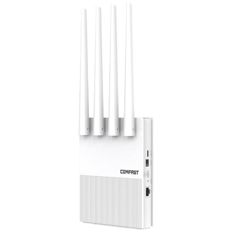 COMFAST CF-E11 Portable 4G SIM to Ethernet / WiFi Router, Plug:EU Plug - White