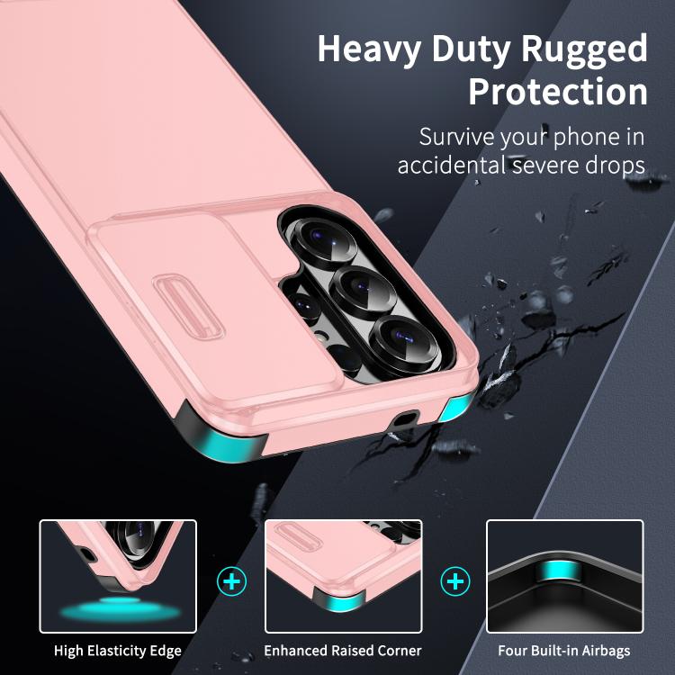 For Samsung Galaxy S25 Ultra 5G Sliding Camshield TPU + PC Phone Case