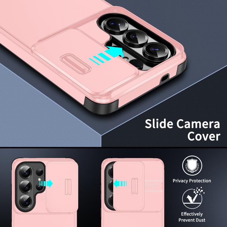 For Samsung Galaxy S25 Ultra 5G Sliding Camshield TPU + PC Phone Case
