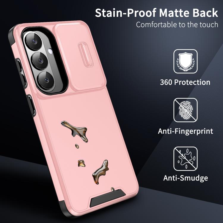 For Samsung Galaxy S25 5G Sliding Camshield TPU + PC Phone Case