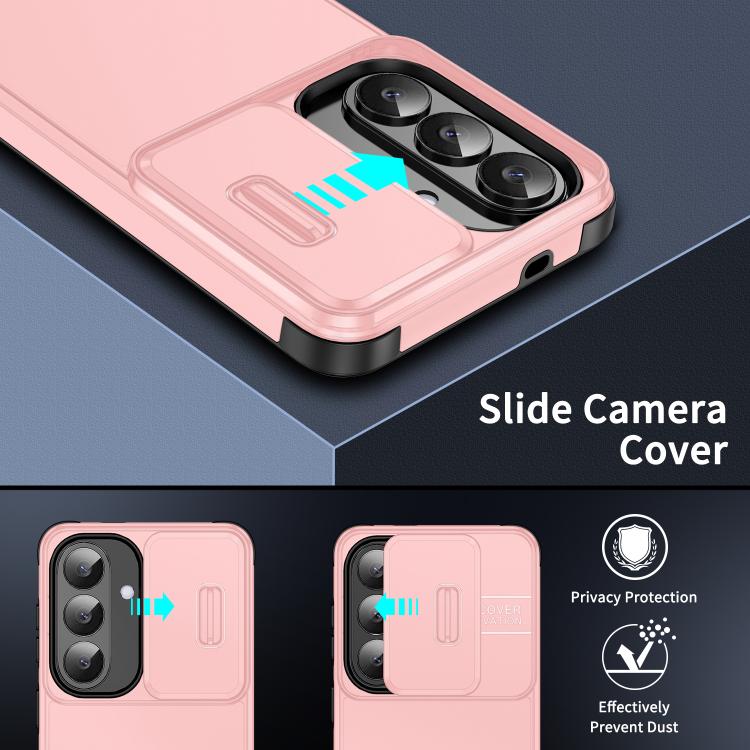 For Samsung Galaxy S25 5G Sliding Camshield TPU + PC Phone Case
