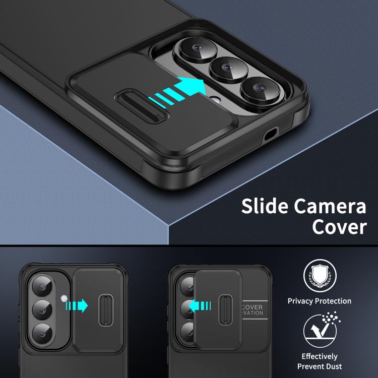For Samsung Galaxy S26+ 5G Sliding Camshield TPU + PC Phone Case
