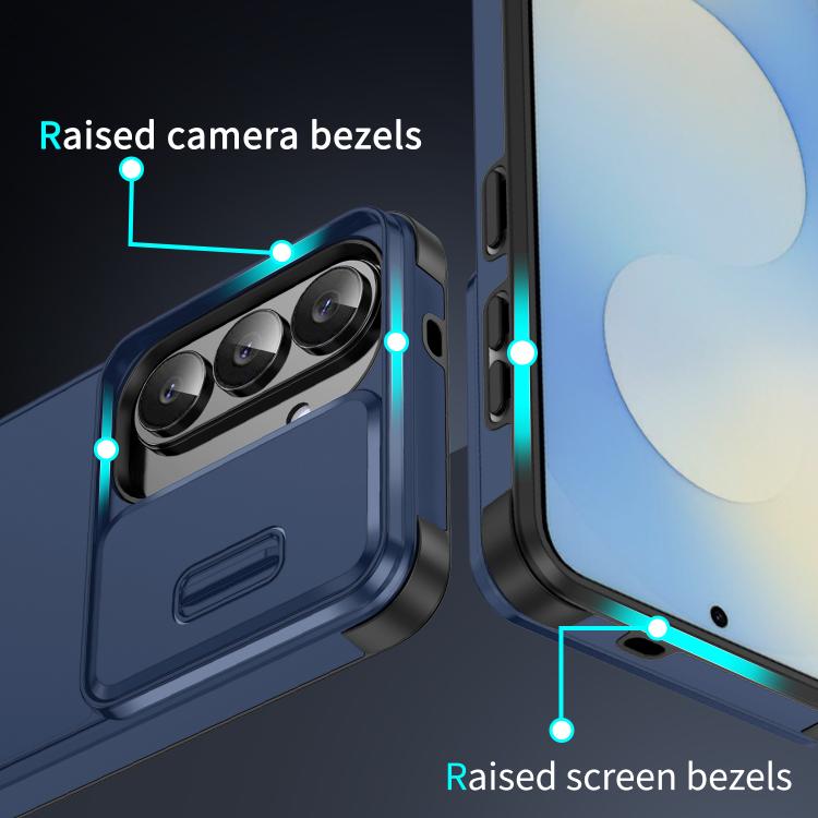 For Samsung Galaxy S26+ 5G Sliding Camshield TPU + PC Phone Case
