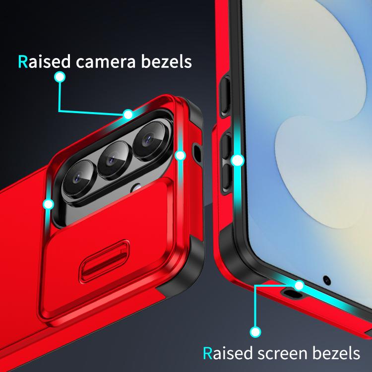 For Samsung Galaxy S26+ 5G Sliding Camshield TPU + PC Phone Case