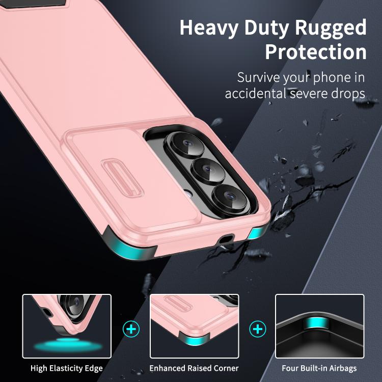 For Samsung Galaxy S26+ 5G Sliding Camshield TPU + PC Phone Case