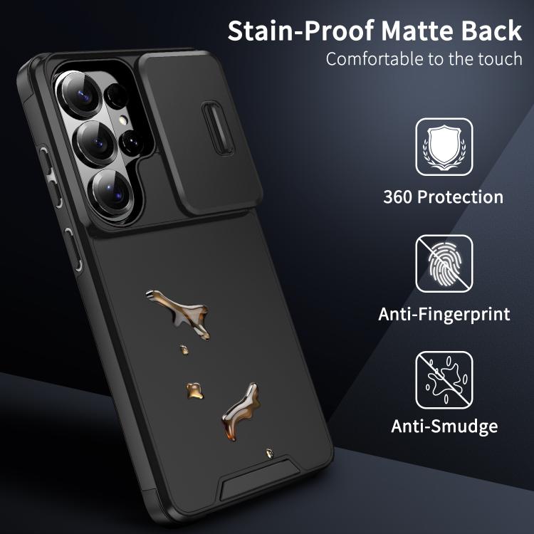 For Samsung Galaxy S26 Ultra 5G Sliding Camshield TPU + PC Phone Case
