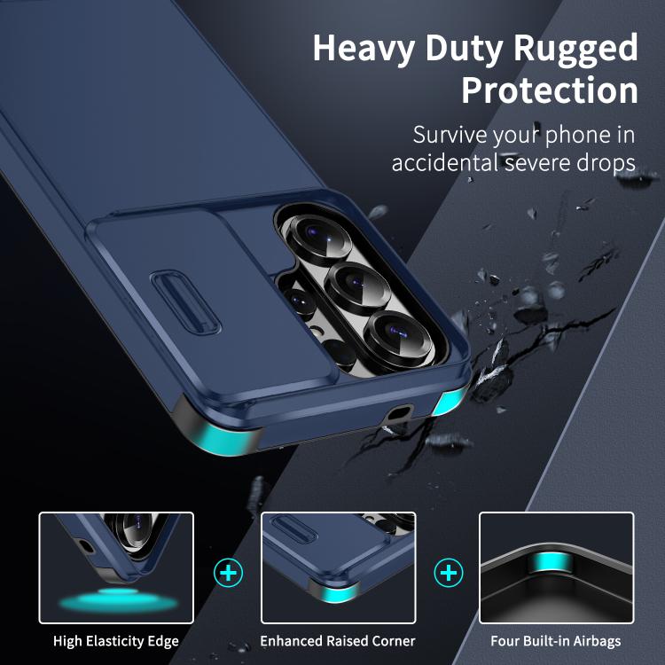 For Samsung Galaxy S26 Ultra 5G Sliding Camshield TPU + PC Phone Case