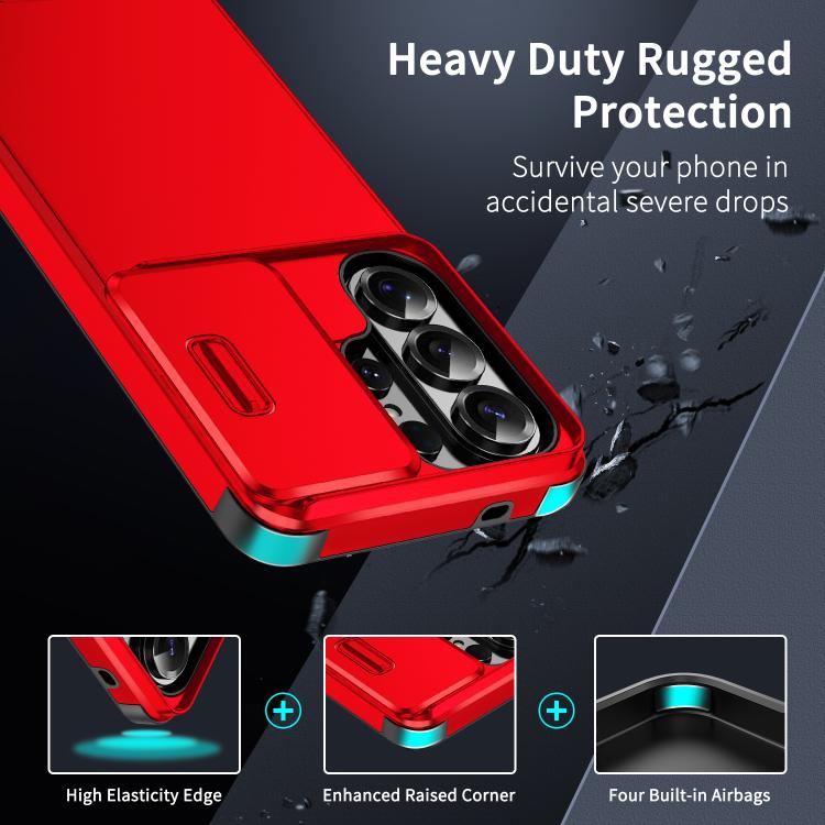 For Samsung Galaxy S26 Ultra 5G Sliding Camshield TPU + PC Phone Case