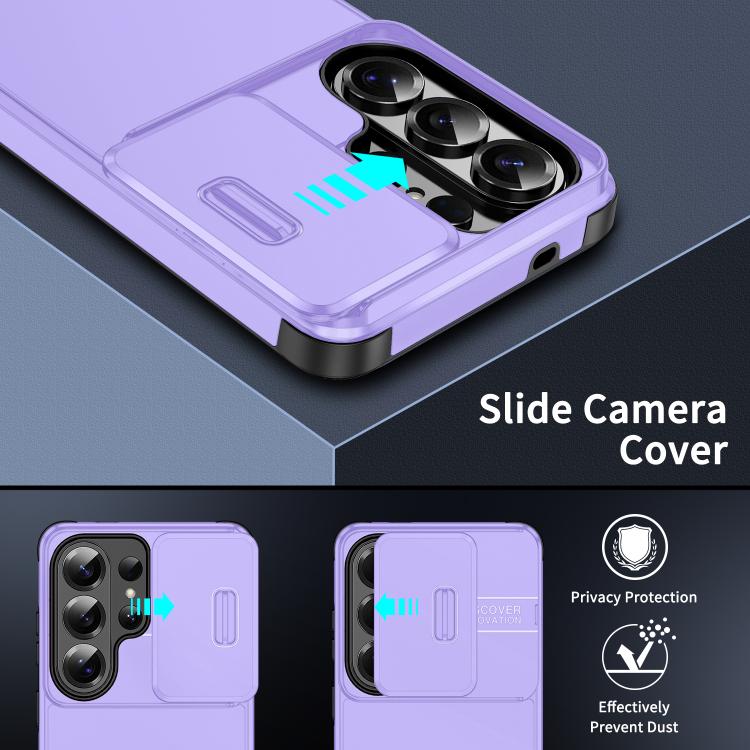 For Samsung Galaxy S26 Ultra 5G Sliding Camshield TPU + PC Phone Case