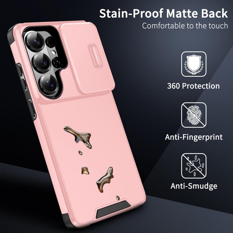 For Samsung Galaxy S26 Ultra 5G Sliding Camshield TPU + PC Phone Case
