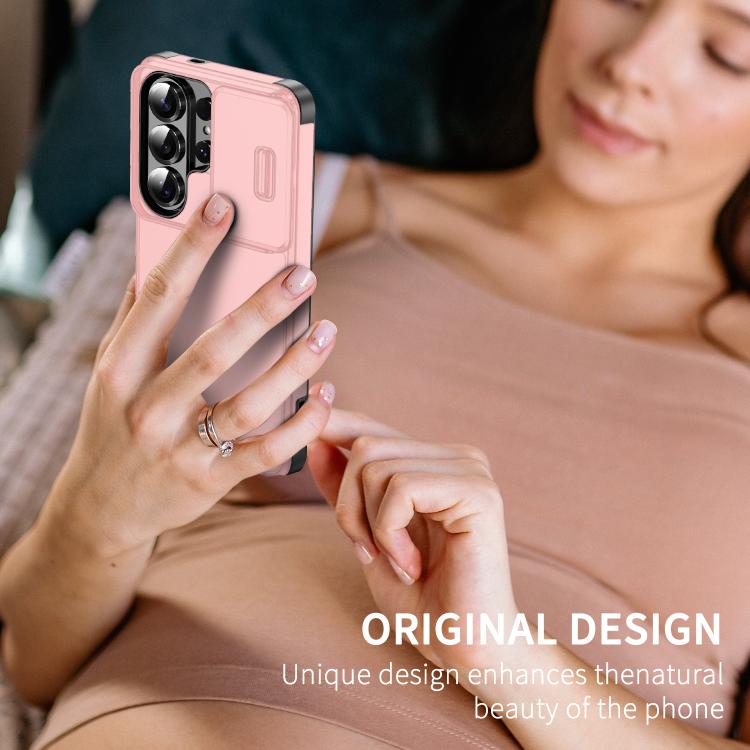 For Samsung Galaxy S26 Ultra 5G Sliding Camshield TPU + PC Phone Case