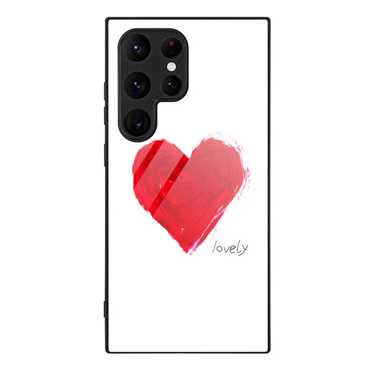 For Samsung Galaxy S26 Ultra 5G Colorful Painted Glass Phone Case