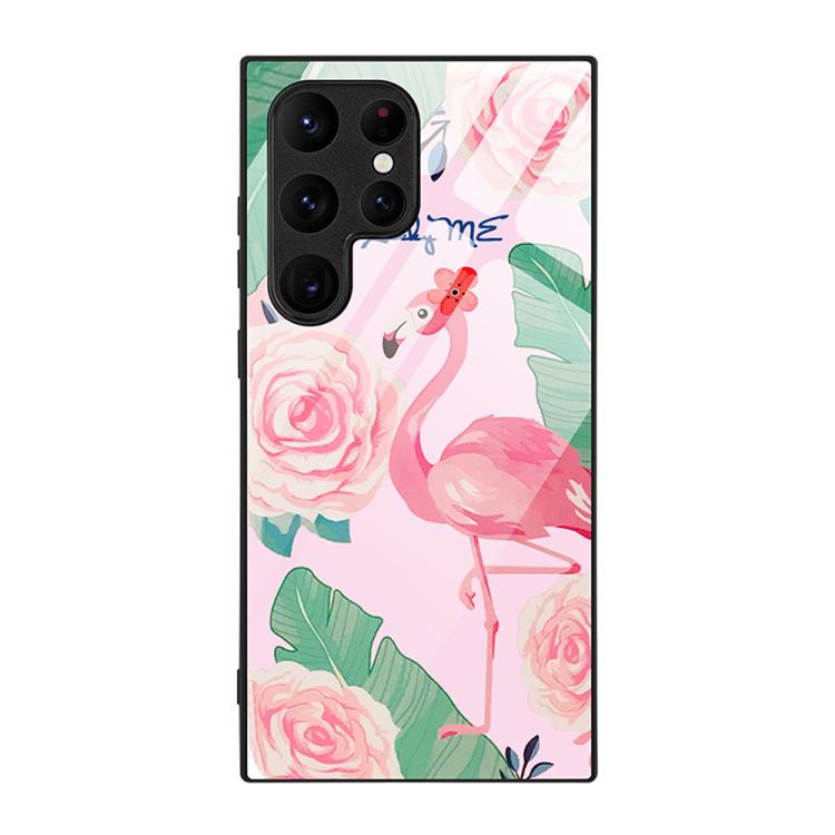 For Samsung Galaxy S26 Ultra 5G Colorful Painted Glass Phone Case