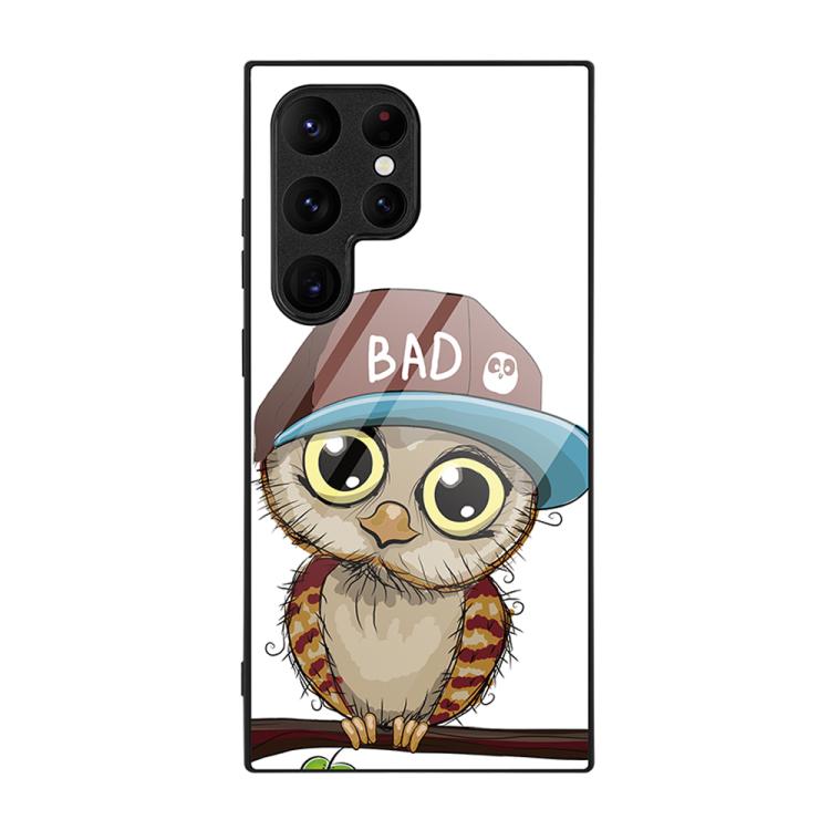 For Samsung Galaxy S26 Ultra 5G Colorful Painted Glass Phone Case