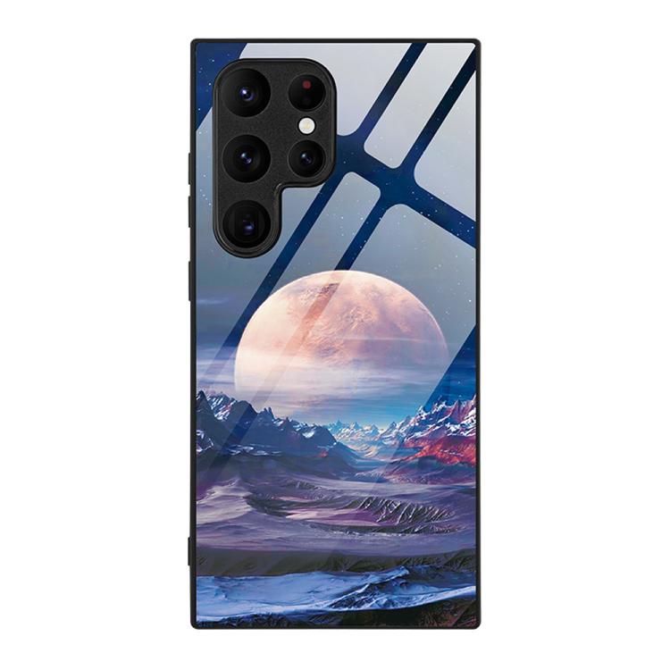 For Samsung Galaxy S26 Ultra 5G Colorful Painted Glass Phone Case