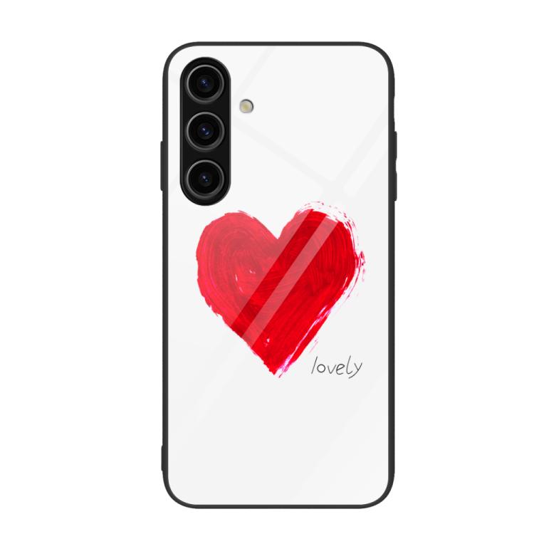 For Samsung Galaxy S26+ 5G Colorful Painted Glass Phone Case