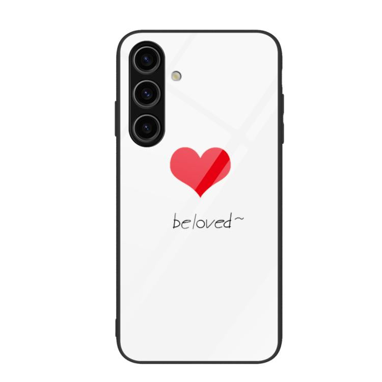 For Samsung Galaxy S26+ 5G Colorful Painted Glass Phone Case