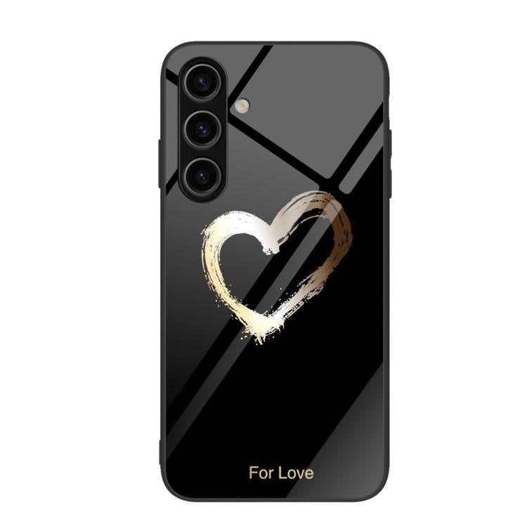 For Samsung Galaxy S26+ 5G Colorful Painted Glass Phone Case