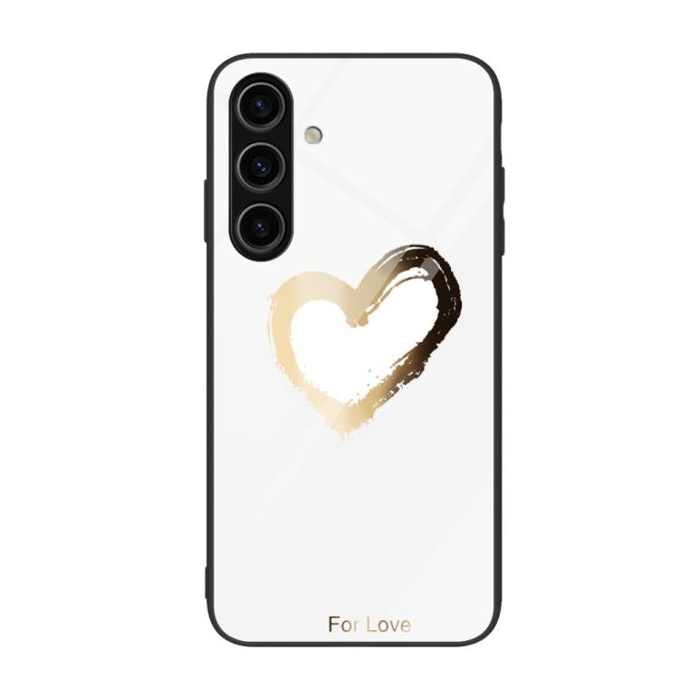 For Samsung Galaxy S26+ 5G Colorful Painted Glass Phone Case