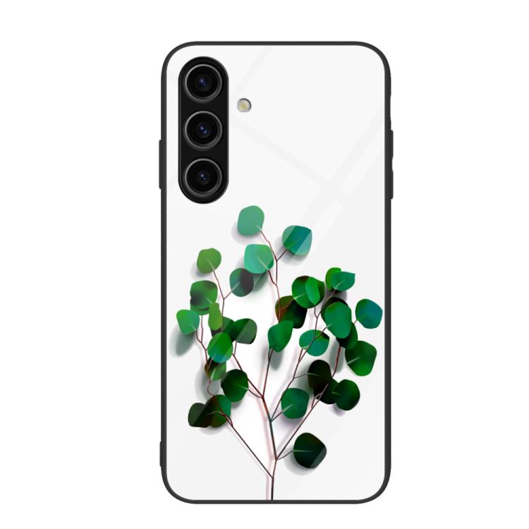 For Samsung Galaxy S26+ 5G Colorful Painted Glass Phone Case