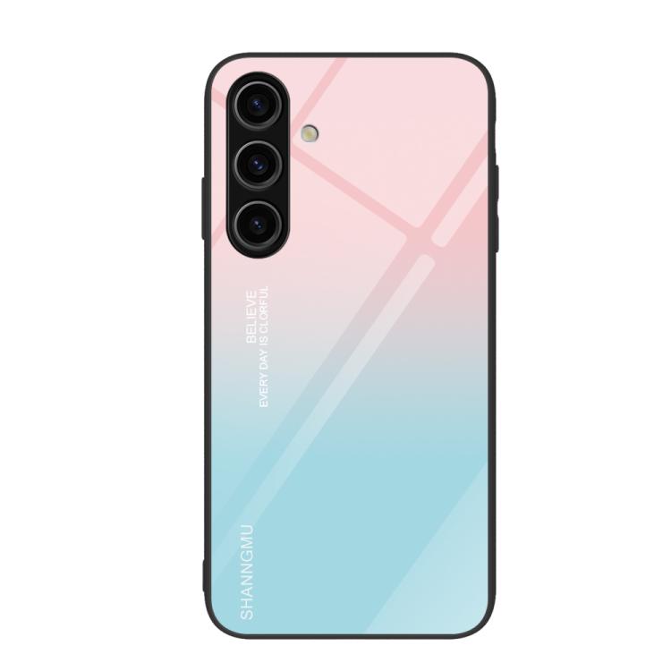 For Samsung Galaxy S26+ 5G Colorful Painted Glass Phone Case